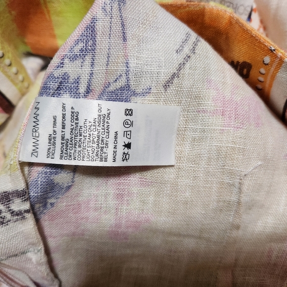 Zimmermann brightside flared short size 0, US size 2 - Picture 4 of 6